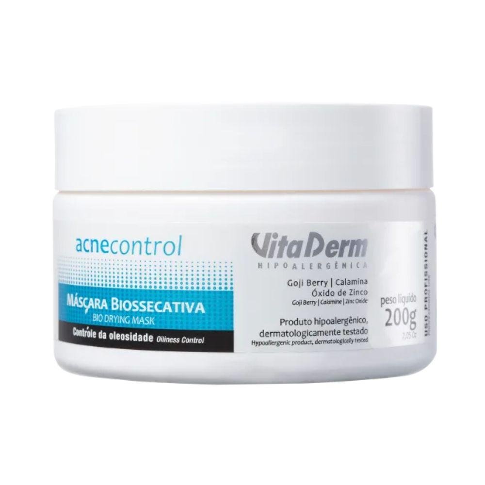 Vita Derm Acne control Biossecativa Máscara Facial 200g 200g 1
