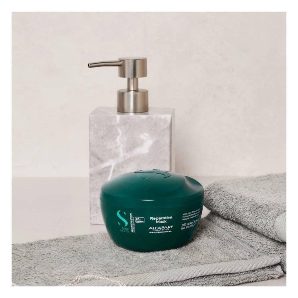 Alfaparf Semi Di Lino Reparative Light Máscara 200ml 200ml 3