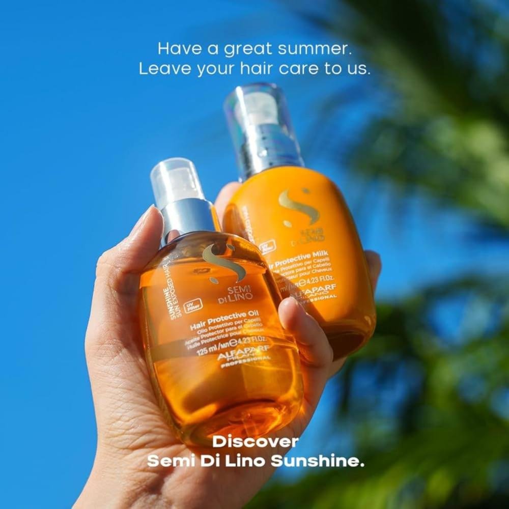Alfaparf Semi Di Lino Sunshine Hair Protective Oil 125ml 125ml 4
