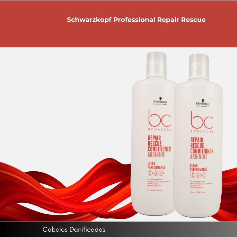 Schwarzkopf Repair Rescue Kit 2 Condicionador 1L ÚNICO 2