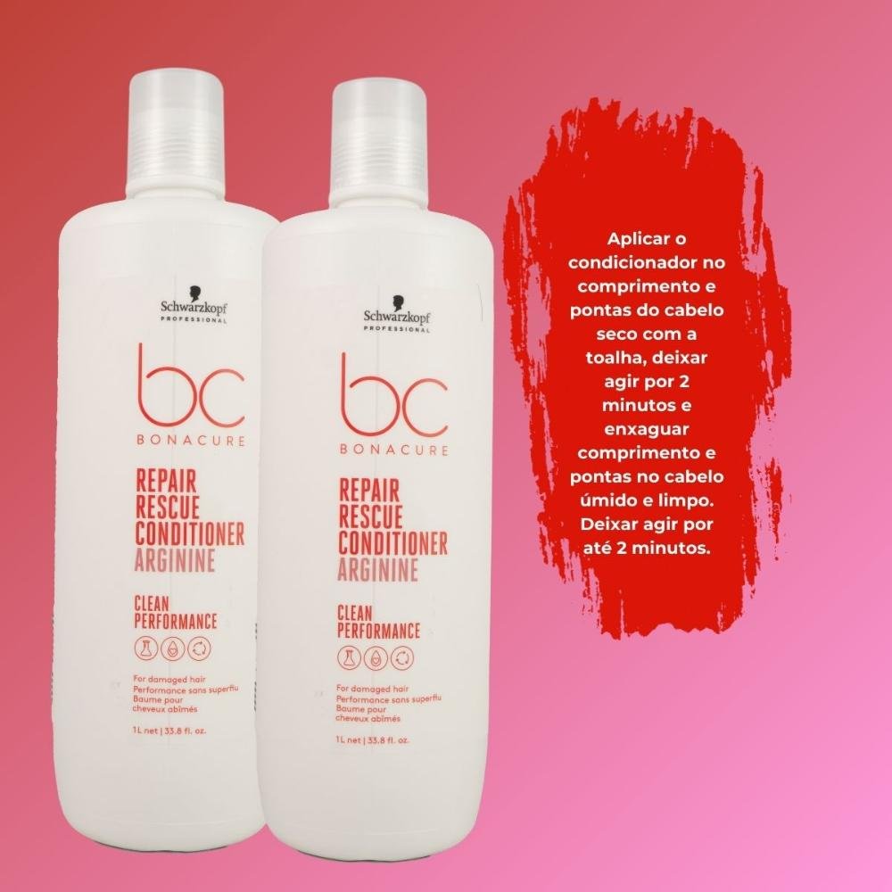 Schwarzkopf Repair Rescue Kit 2 Condicionador 1L ÚNICO 5