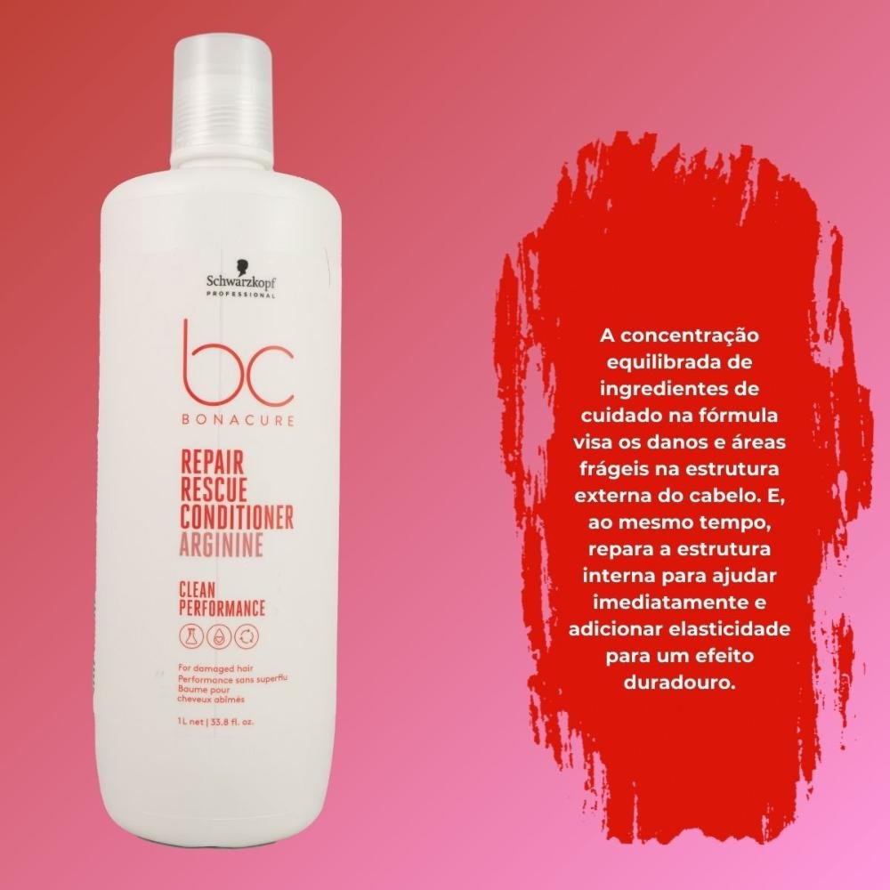 Schwarzkopf Repair Rescue Condicionador 1L 1L 4