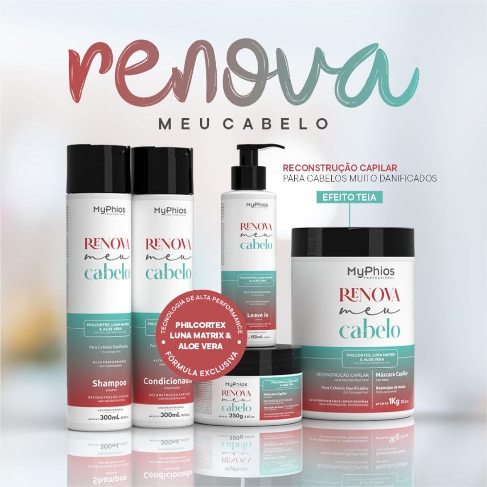 Leave-in MyPhios Renova Meu Cabelo Finalizador 150 g 150g 3