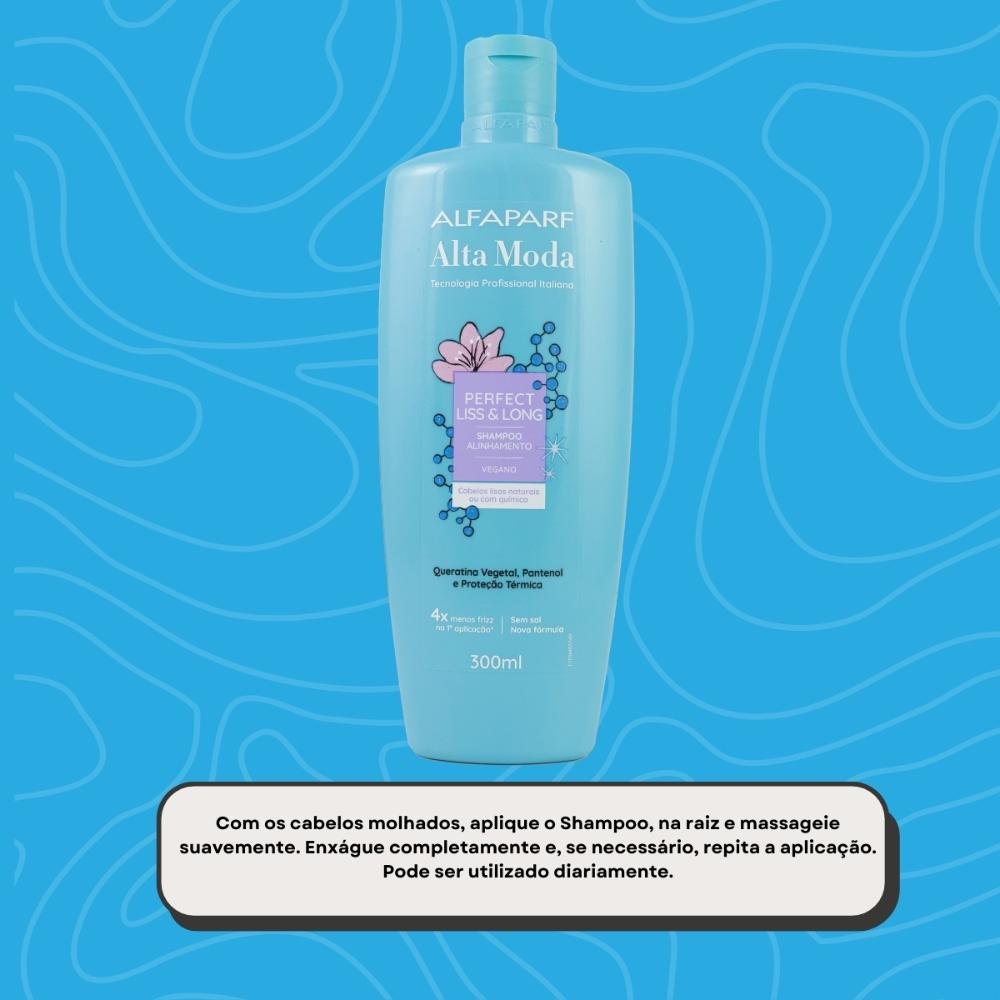 Shampoo Alfaparf Alta Moda Perfect Liss&Long 300 ml 300ml 5