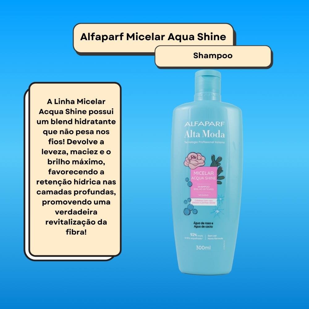 Shampoo Alfaparf Alta Moda Micelar Acqua Shine 300 ml 300ml 2