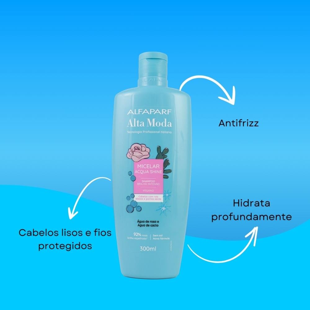 Shampoo Alfaparf Alta Moda Micelar Acqua Shine 300 ml 300ml 4