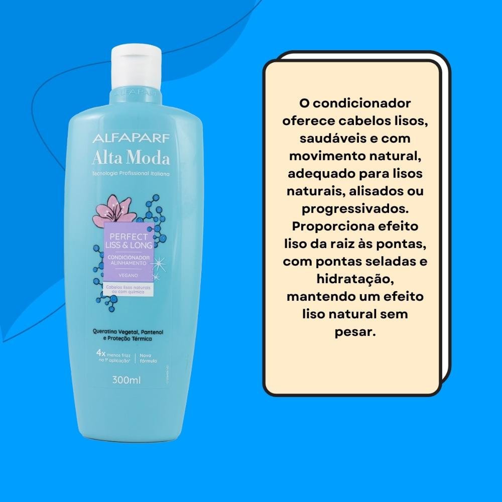 Condicionador Alfaparf Alta Moda Perfect Liss&Long 300 ml 300ml 3