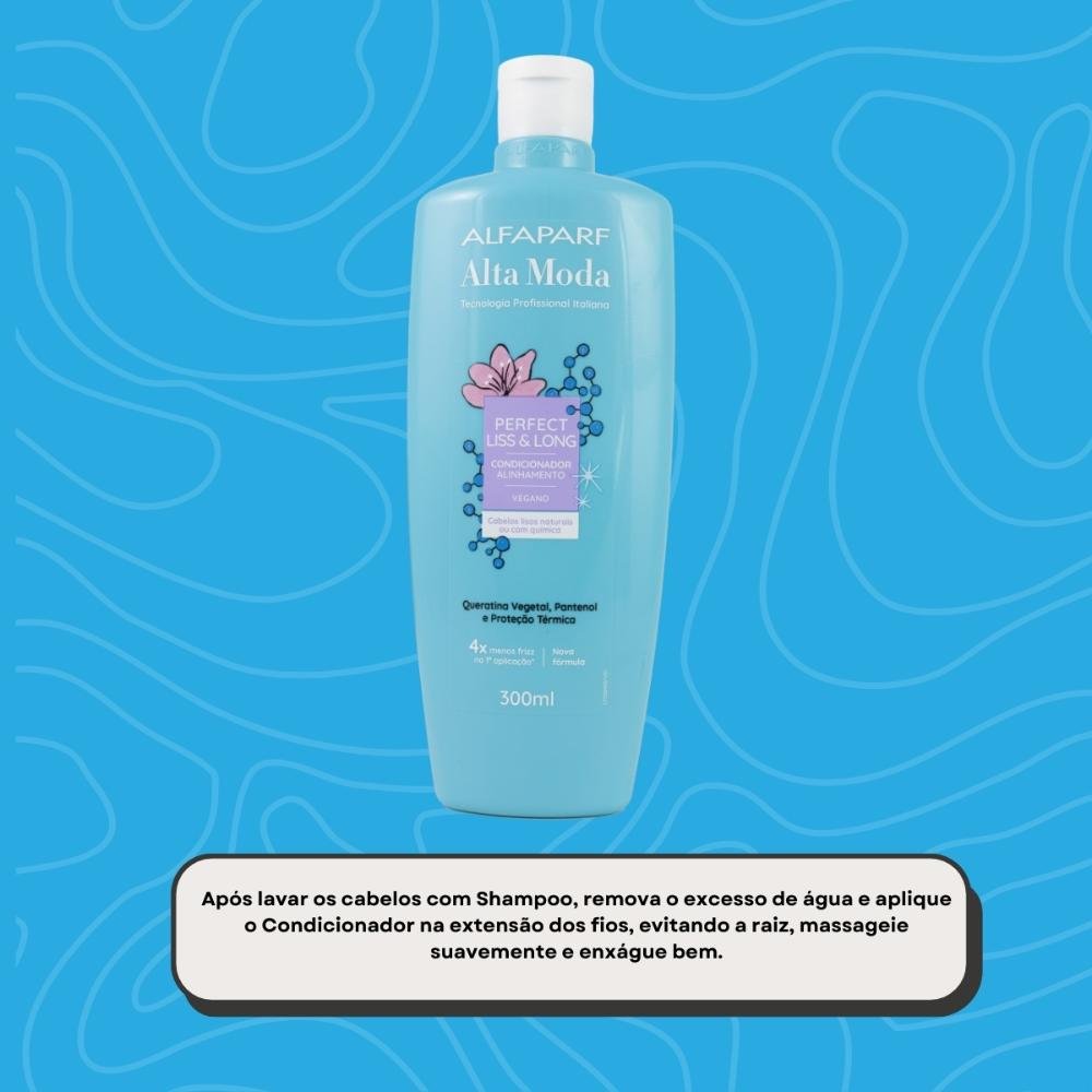 Condicionador Alfaparf Alta Moda Perfect Liss&Long 300 ml 300ml 5