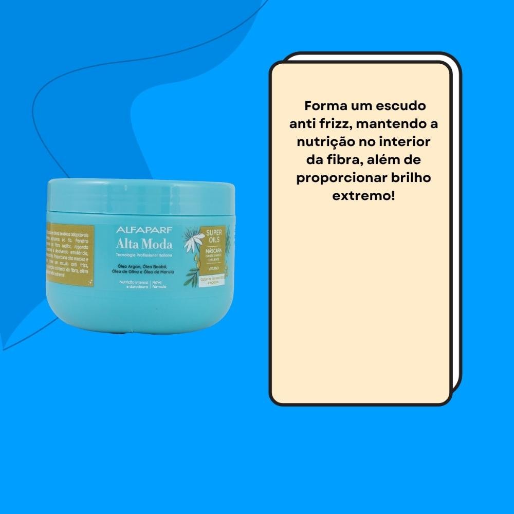 Máscara Alfaparf Alta Moda Super Oils 300 g 300g 3
