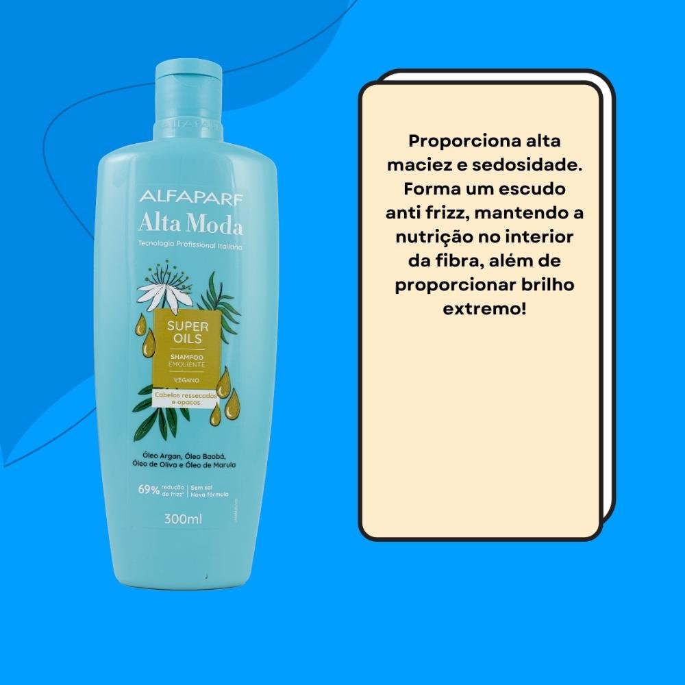 Shampoo Alfaparf Alta Moda Super Oils 300 ml 300ml 3