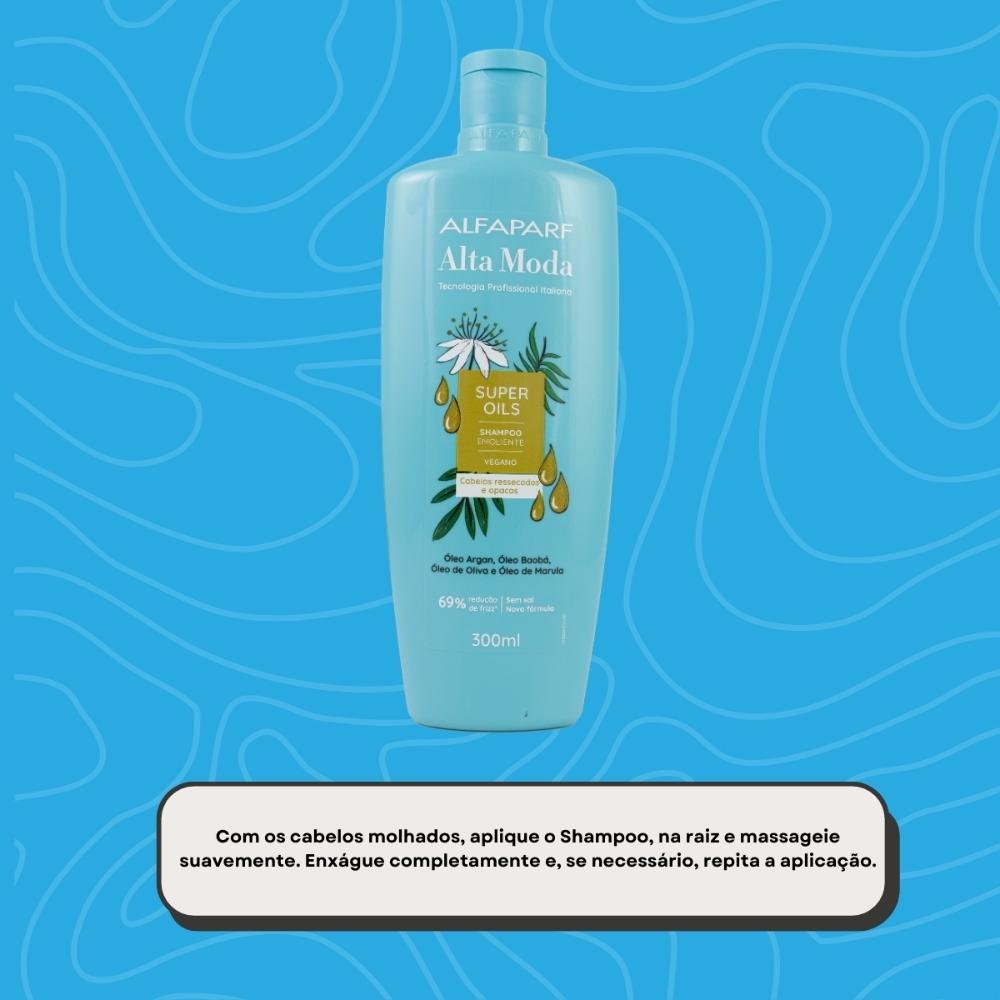 Shampoo Alfaparf Alta Moda Super Oils 300 ml 300ml 5