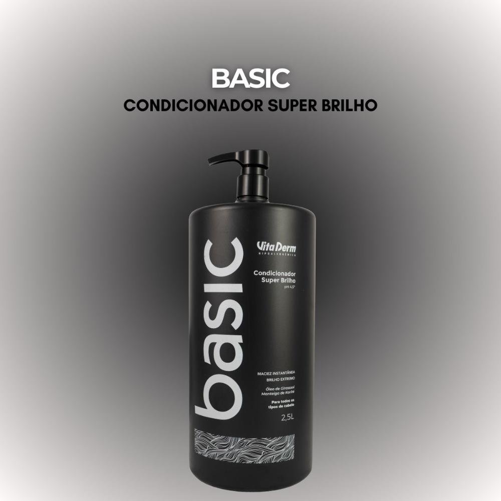 Vita Derm Basic Super Brilho Condicionador 2,5L 2,5L 3
