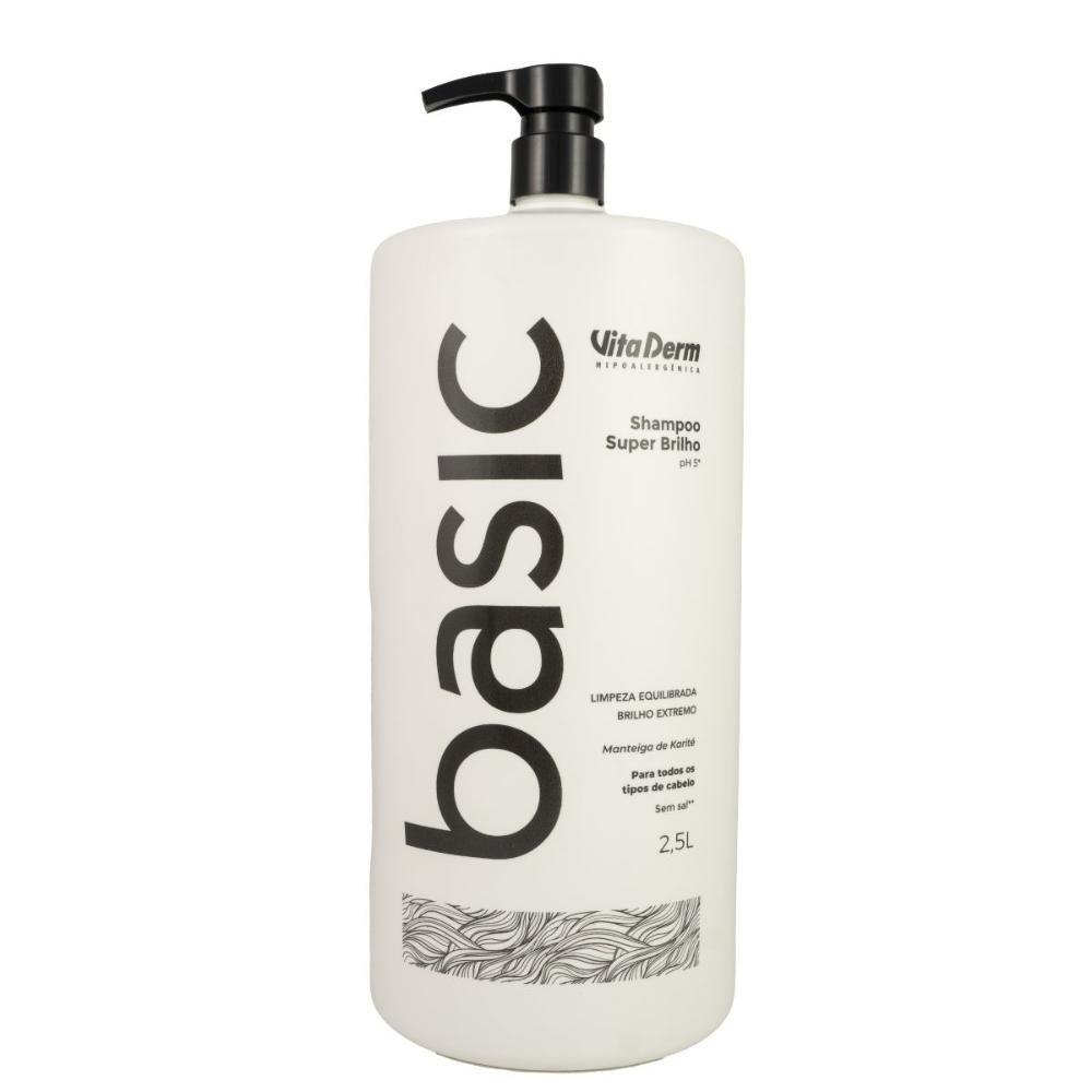 Vita Derm Basic Super Brilho Shampoo 2,5L 2,5L 1