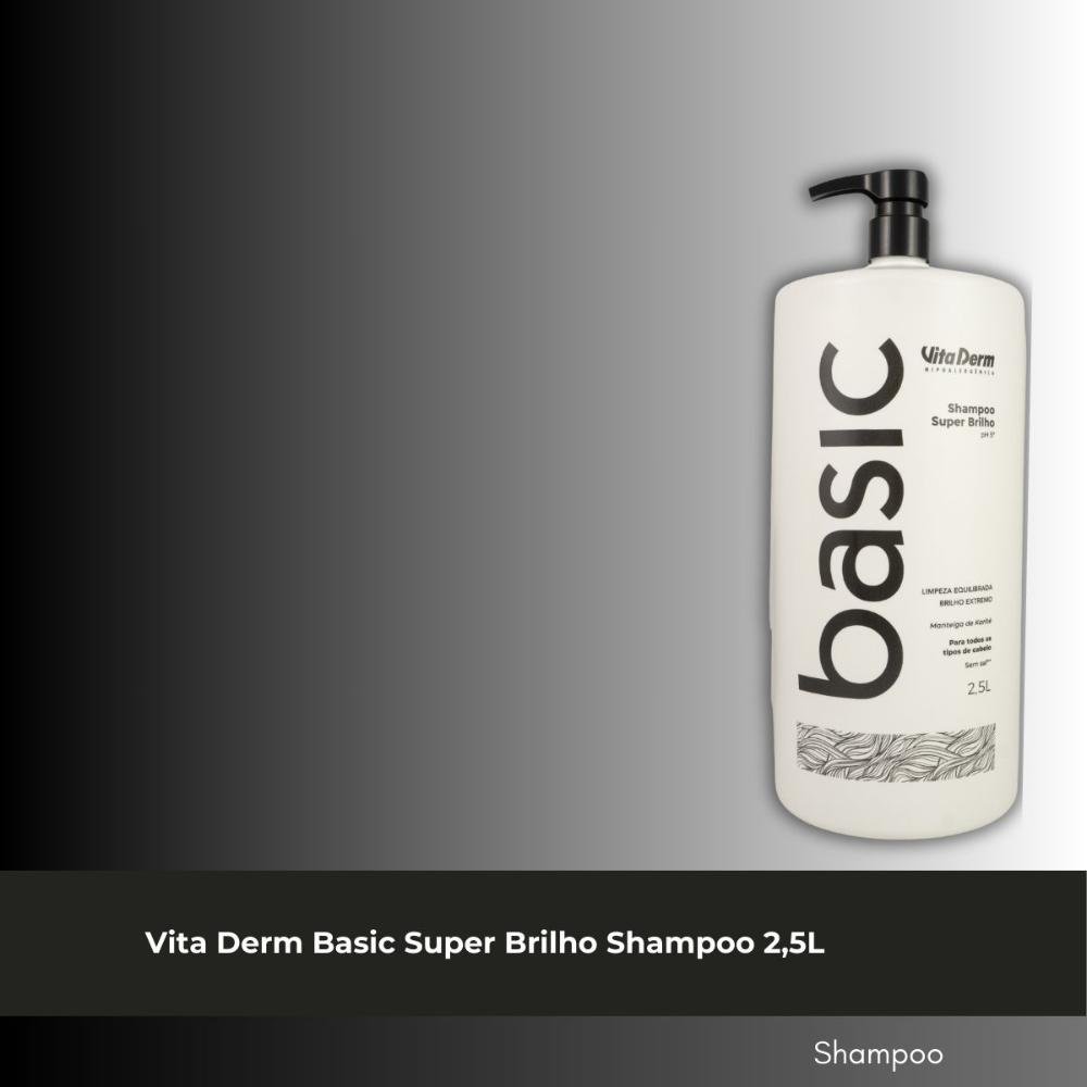 Vita Derm Basic Super Brilho Shampoo 2,5L 2,5L 2