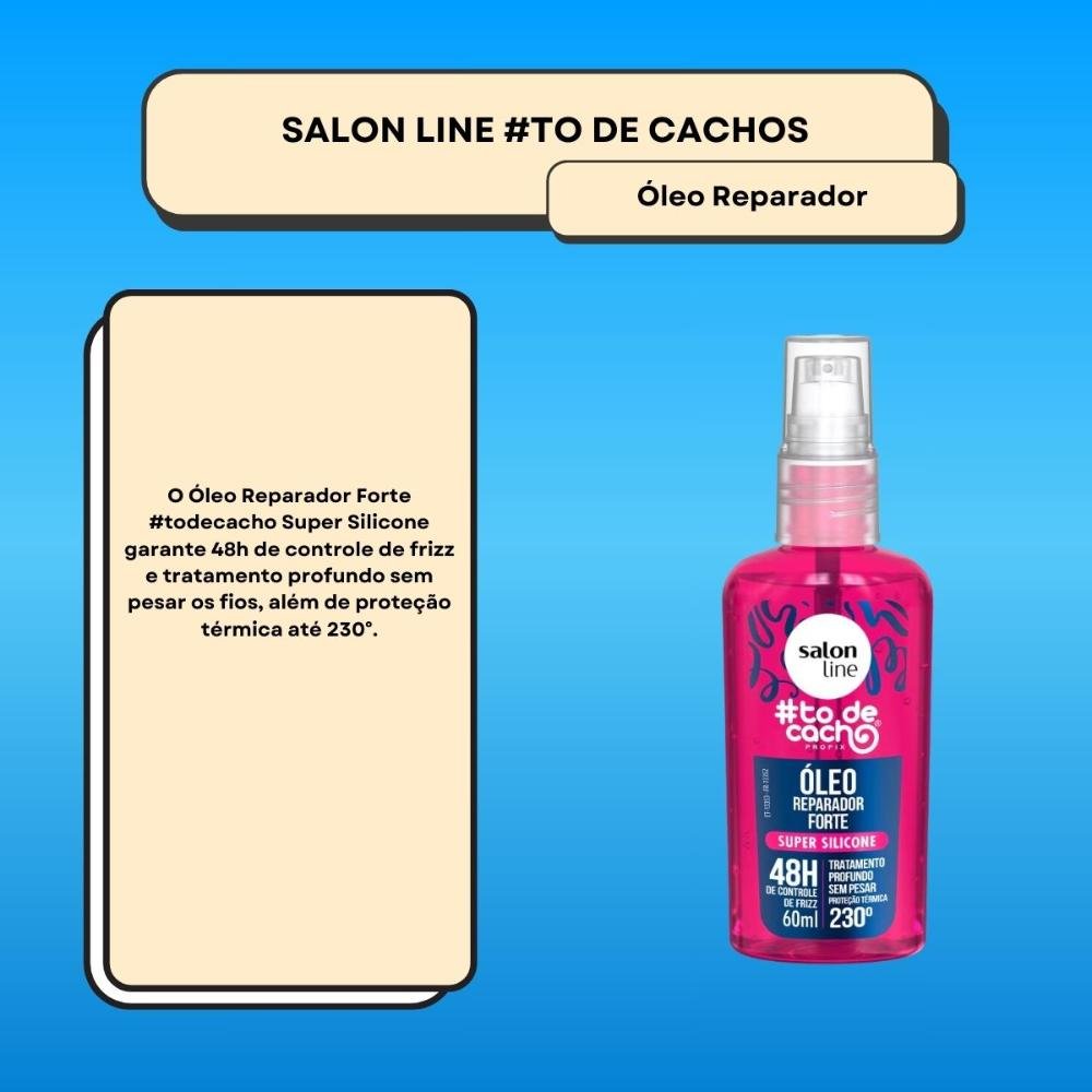 Salon Line #todecacho Oleo Reparador de Pontas Forte 60 ml 60ml 2