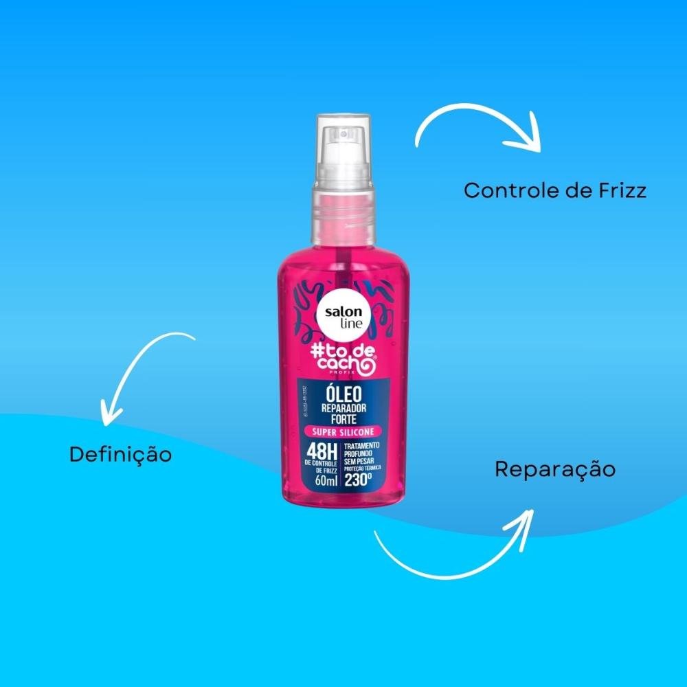 Salon Line #todecacho Oleo Reparador de Pontas Forte 60 ml 60ml 4