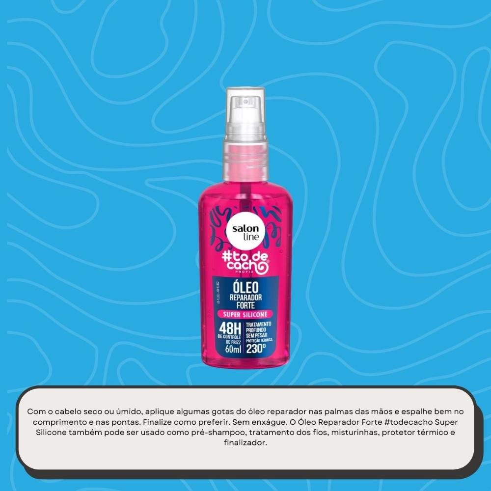 Salon Line #todecacho Oleo Reparador de Pontas Forte 60 ml 60ml 5