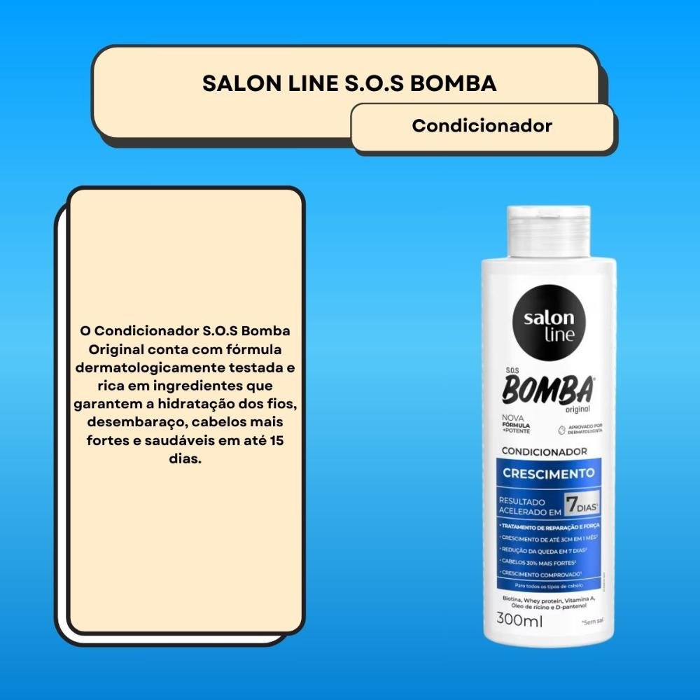 Salon Line SOS Bomba Original Condicionador 300ml 300ml 2