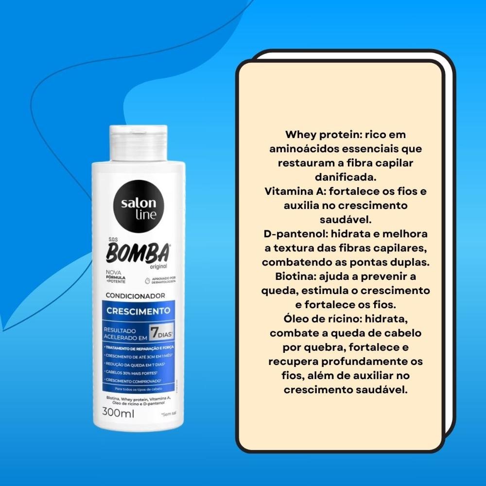 Salon Line SOS Bomba Original Condicionador 300ml 300ml 3