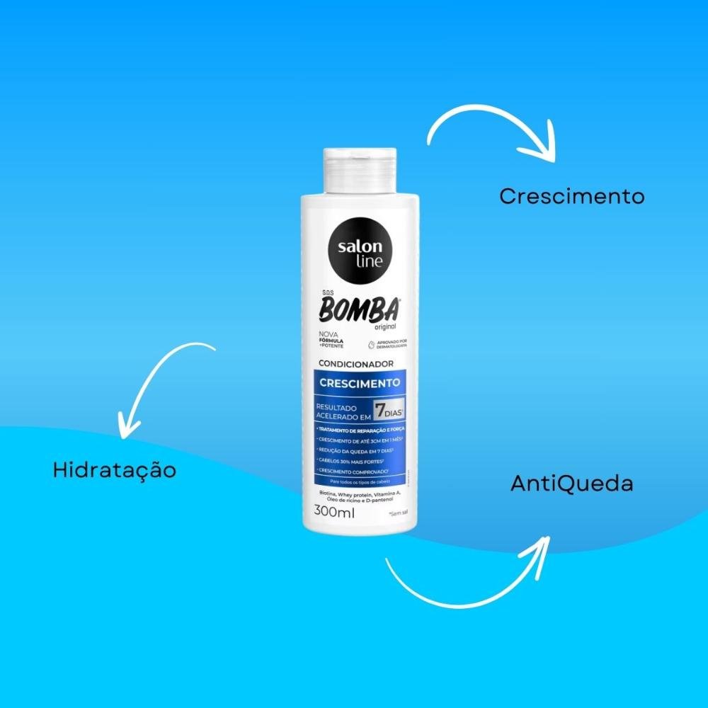 Salon Line SOS Bomba Original Condicionador 300ml 300ml 4