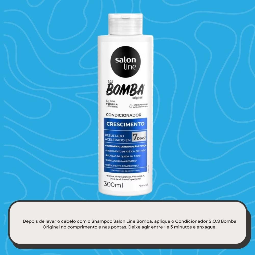 Salon Line SOS Bomba Original Condicionador 300ml 300ml 5