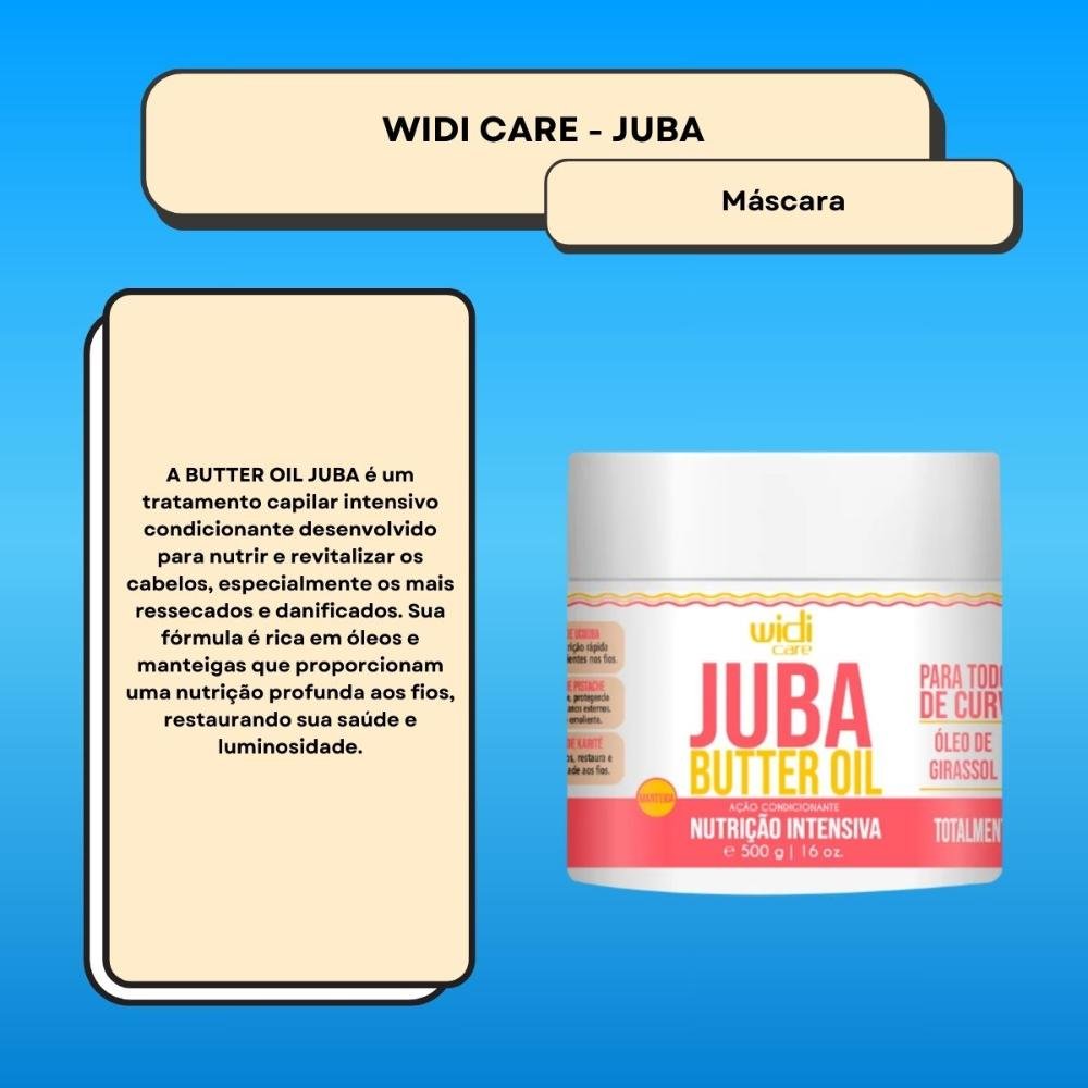 Widi Care Juba Butter Oil Manteiga Condicionante 500g 500g 2