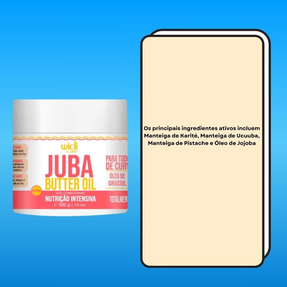 Widi Care Juba Butter Oil Manteiga Condicionante 500g 500g 3
