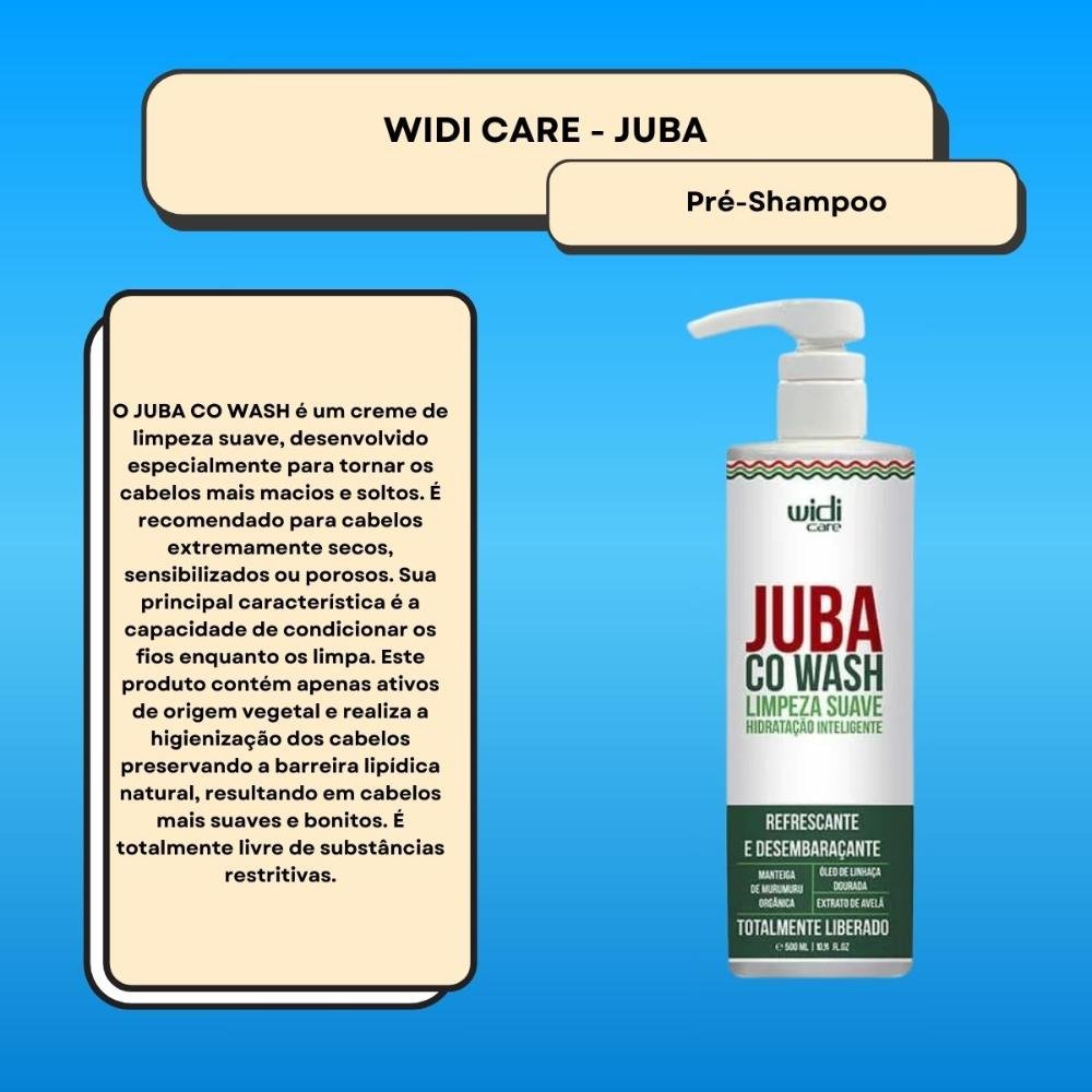 Widi Care Juba Co Wash Limpeza Suave 500ml 500ml 2