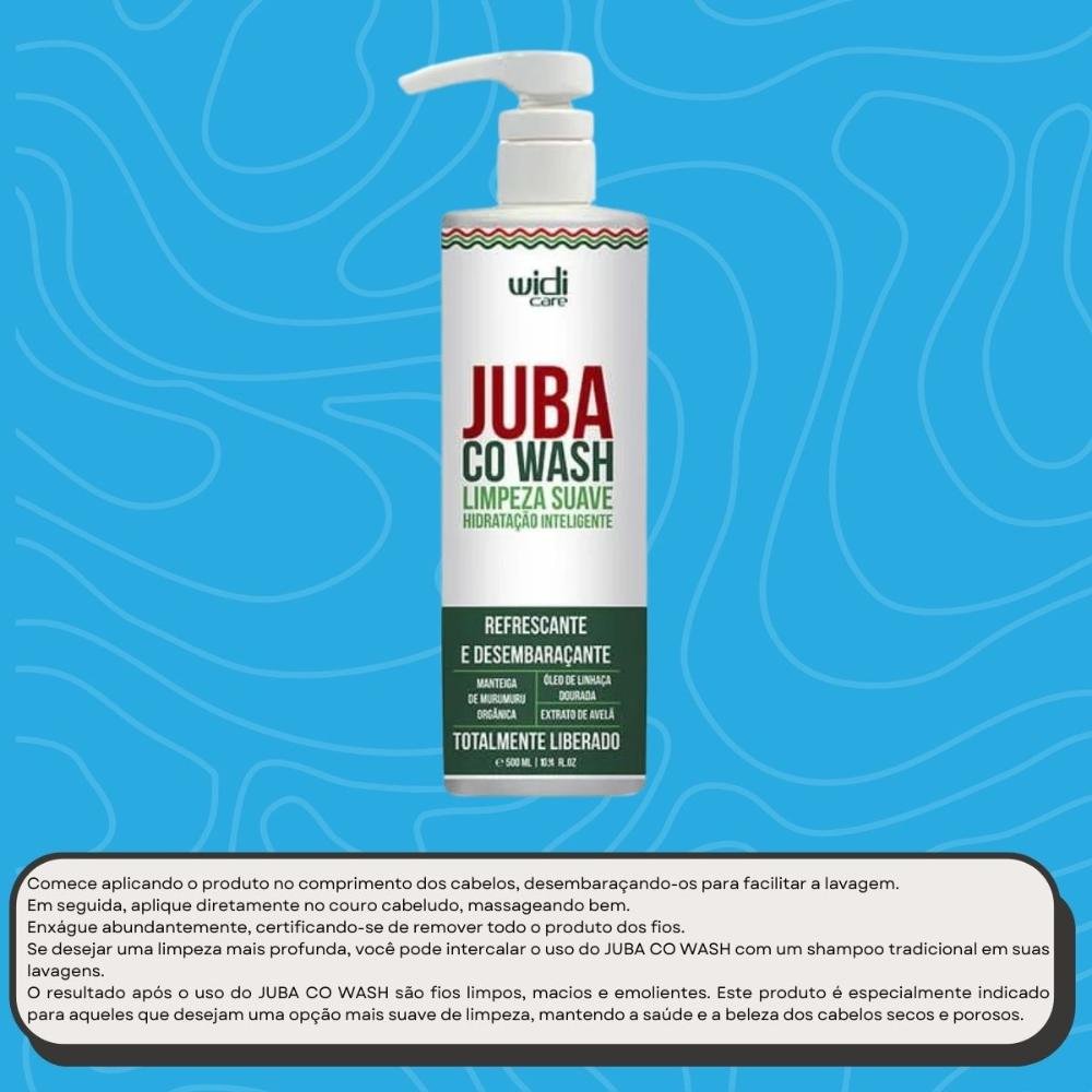 Widi Care Juba Co Wash Limpeza Suave 500ml 500ml 5