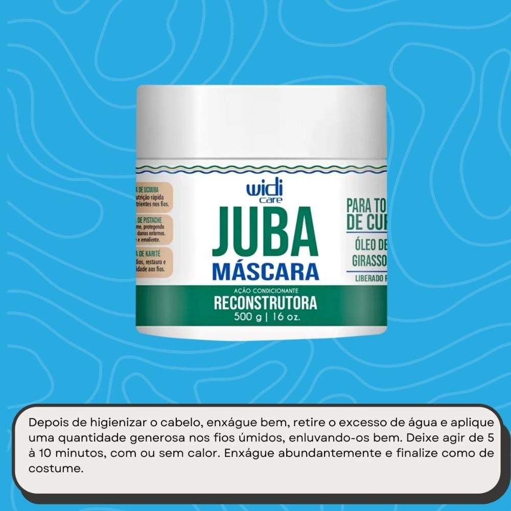 Widi Care Juba Máscara Reconstrutura 500g 500g 5