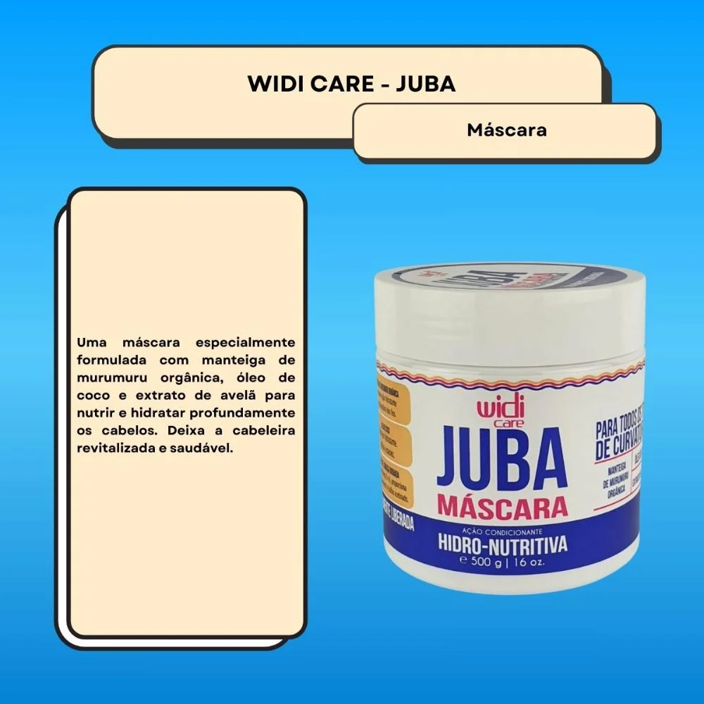 Widi Care Juba Máscara Hidro-Nutritiva 500g 500g 2