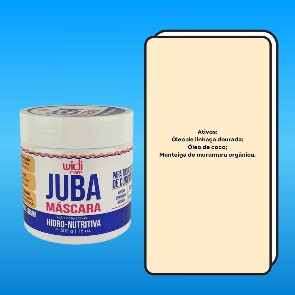 Widi Care Juba Máscara Hidro-Nutritiva 500g 500g 3