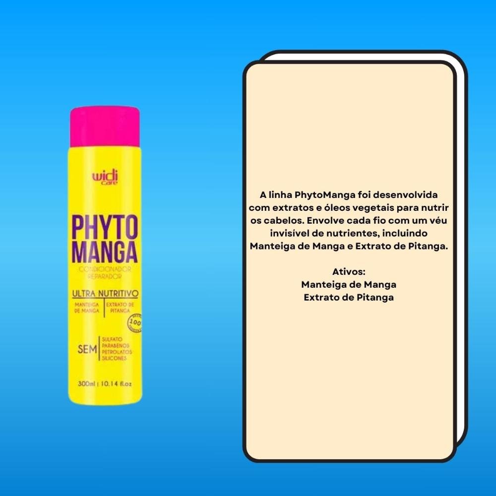 Widi Care PhytoManga Condicionador Reparador 300ml 300ml 3