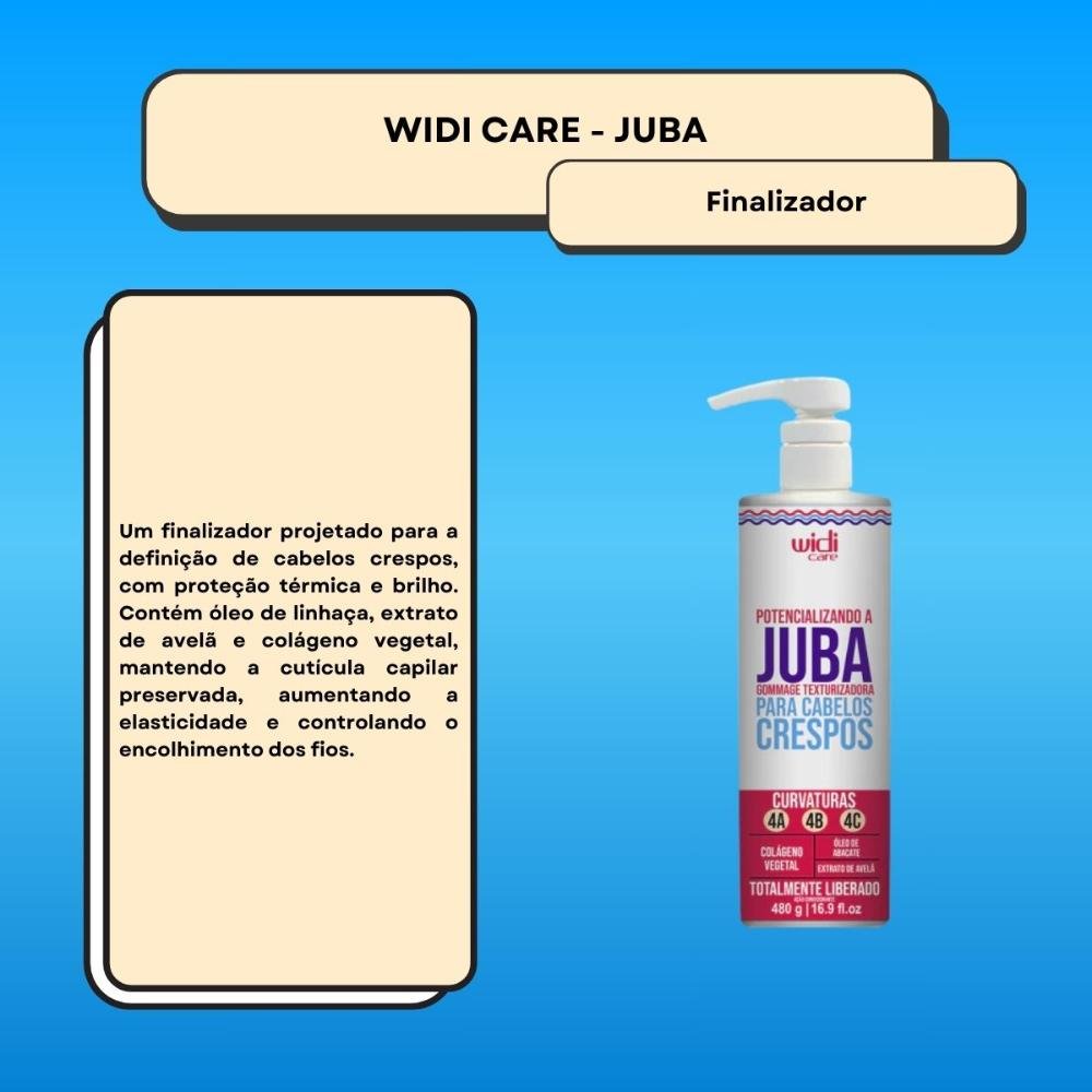 Widi Care Potencializando A Juba Gommage Texturizadora 480g 480g 2