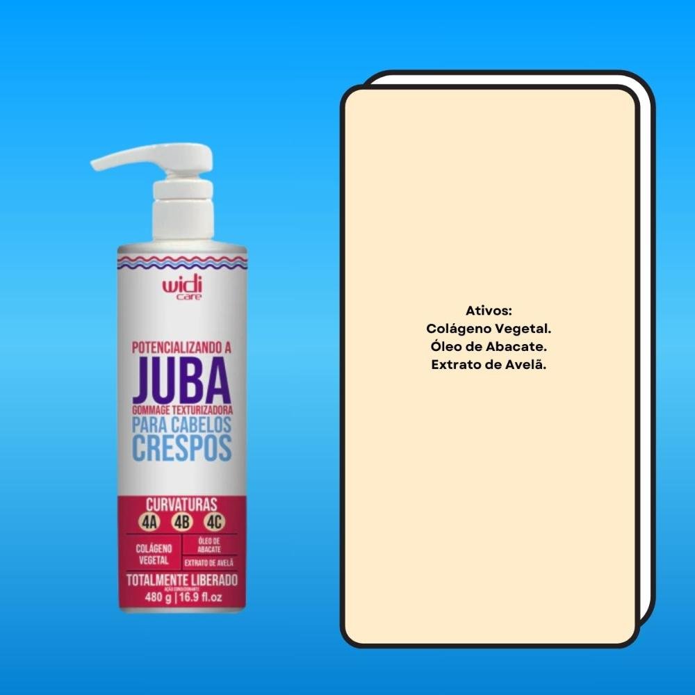 Widi Care Potencializando A Juba Gommage Texturizadora 480g 480g 3