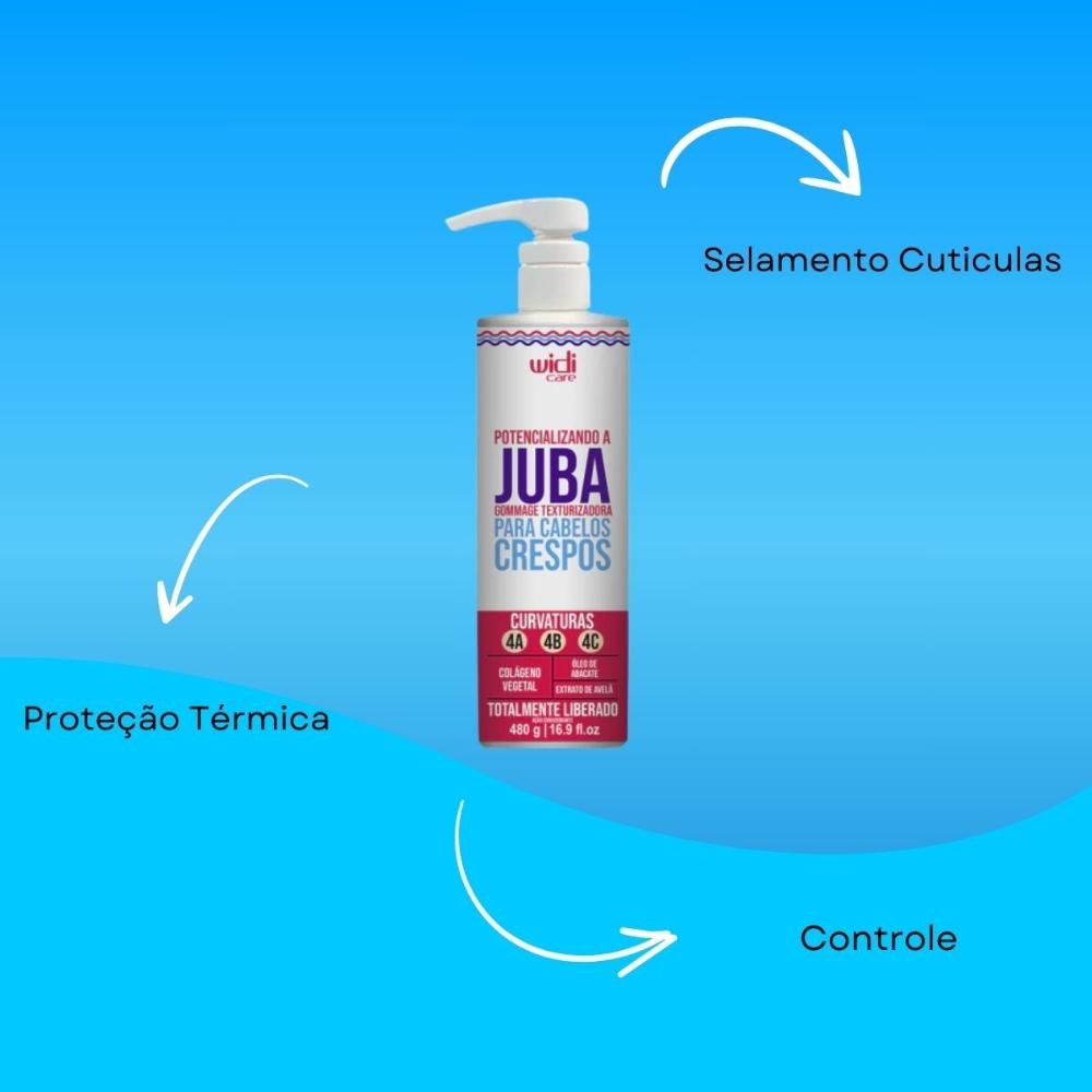 Widi Care Potencializando A Juba Gommage Texturizadora 480g 480g 4
