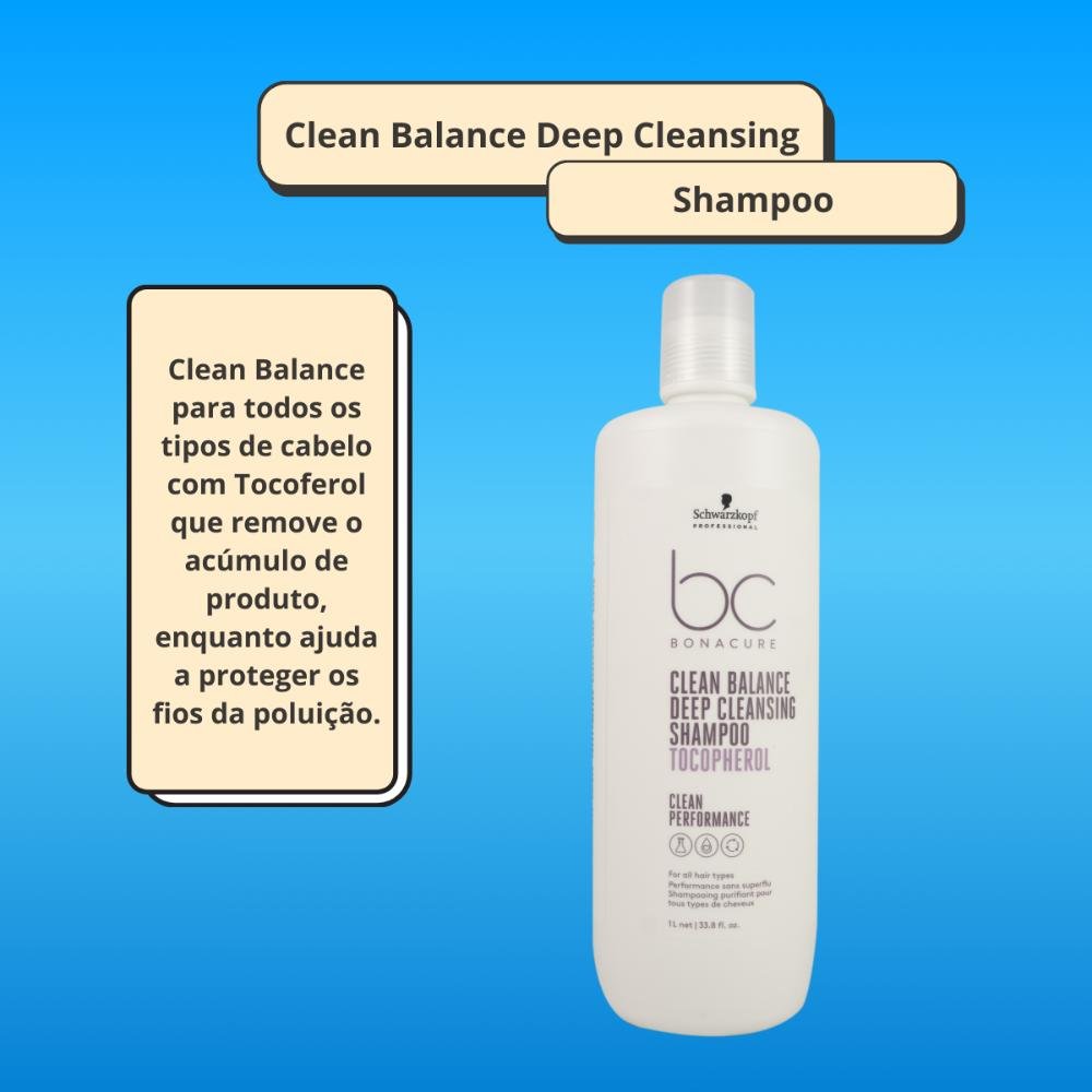 Schwarzkopf Clean Balance Kit 2 Shampoo 1L ÚNICO 2