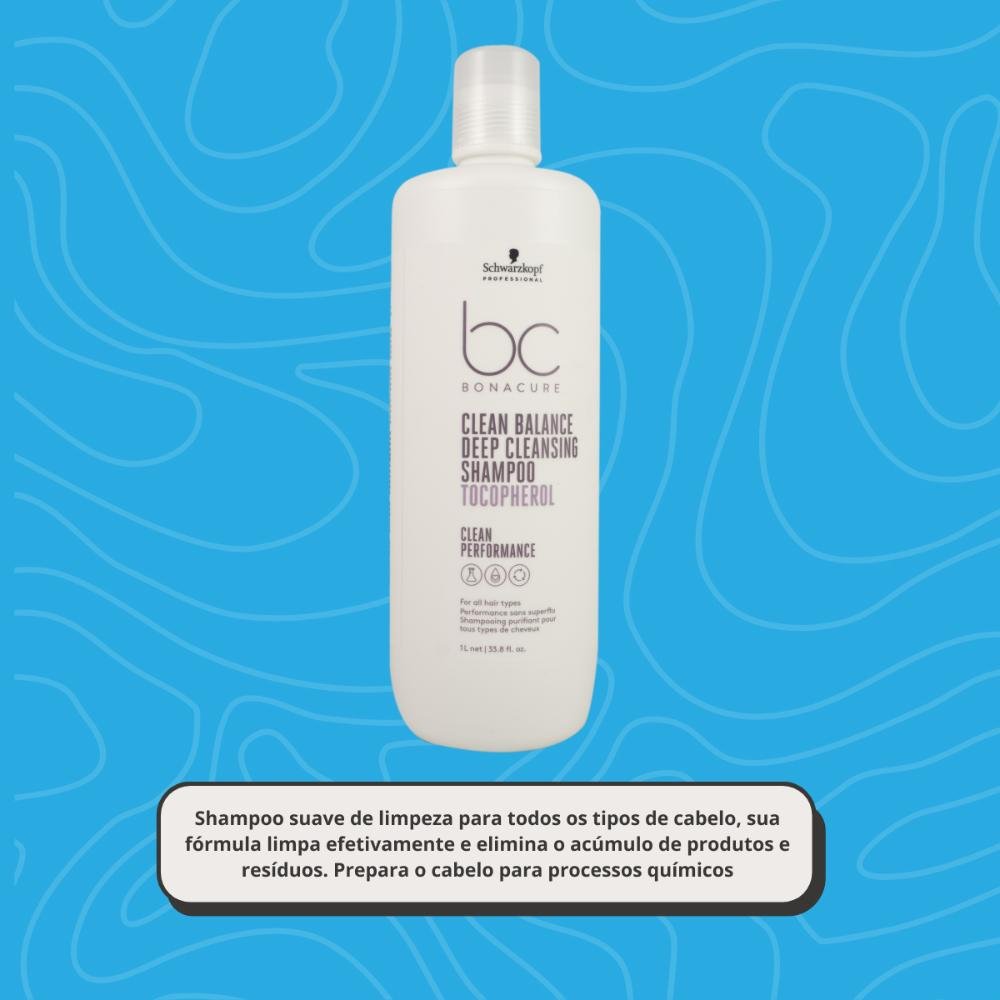 Schwarzkopf Clean Balance Kit 2 Shampoo 1L ÚNICO 4