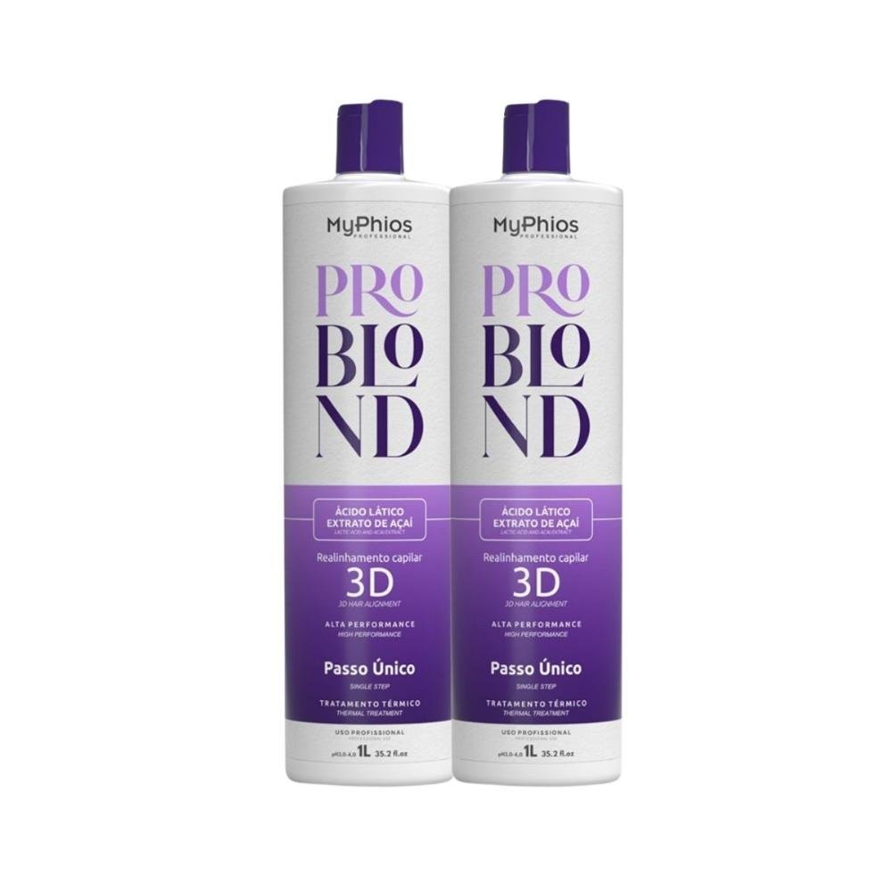 MyPhios ProBlond Kit 2 Realinhamento Capilar 1L ÚNICO 1