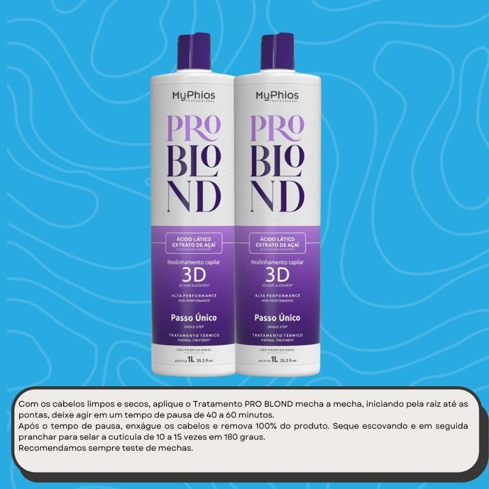 MyPhios ProBlond Kit 2 Realinhamento Capilar 1L ÚNICO 5