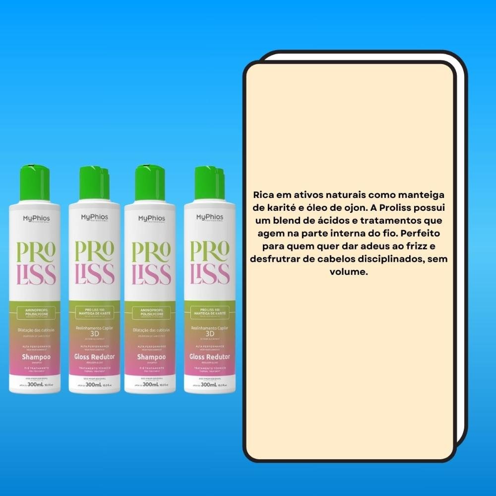 MyPhios ProLiss Kit 2 Realinhamento Capilar 300ml ÚNICO 3