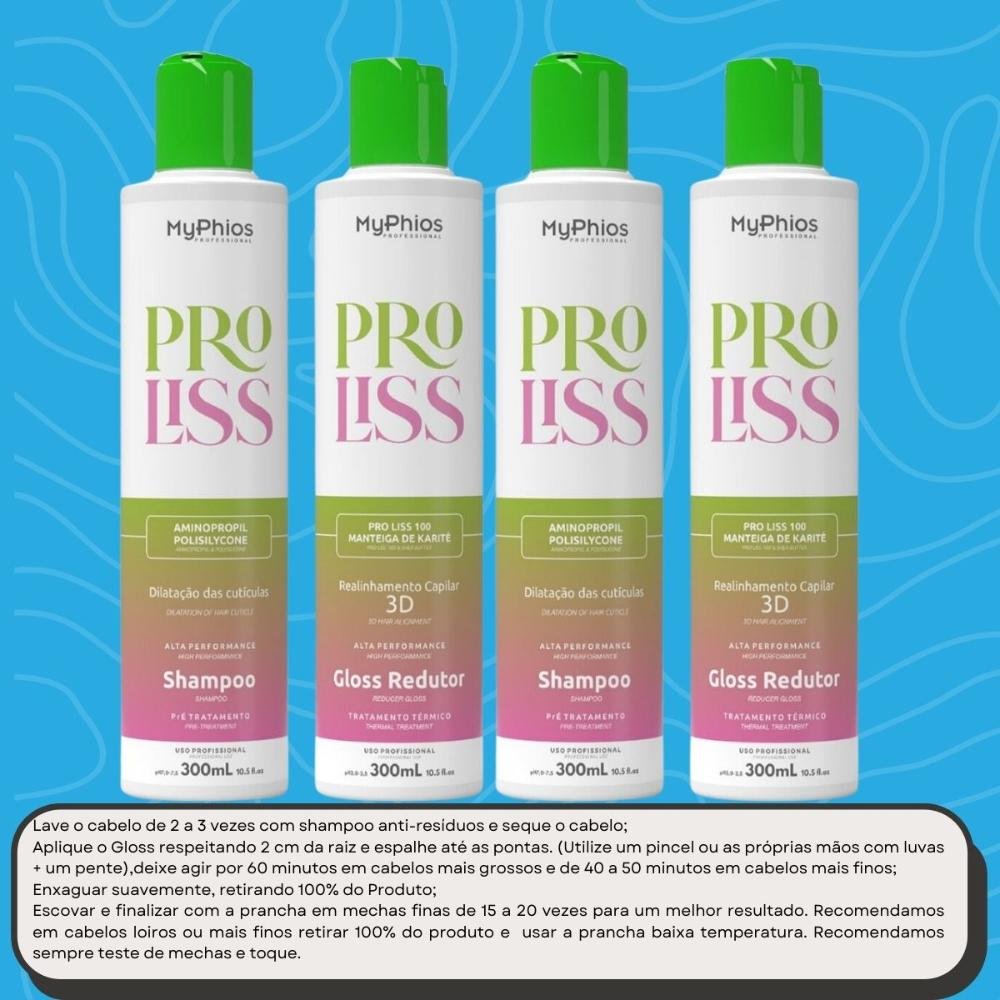 MyPhios ProLiss Kit 2 Realinhamento Capilar 300ml ÚNICO 5