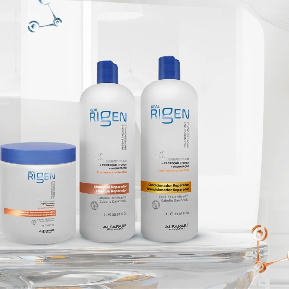 Alfaparf Real Rigen Shampoo Reparador 1000ml 1L 3