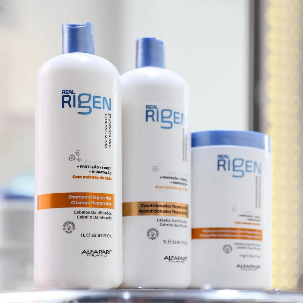 Alfaparf Real Rigen Shampoo Reparador 1000ml 1L 4