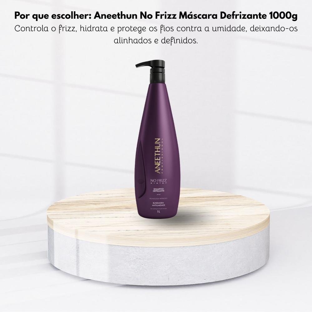 Shampoo Aneethun No Frizz Defrizante 1 Litro 1L 5