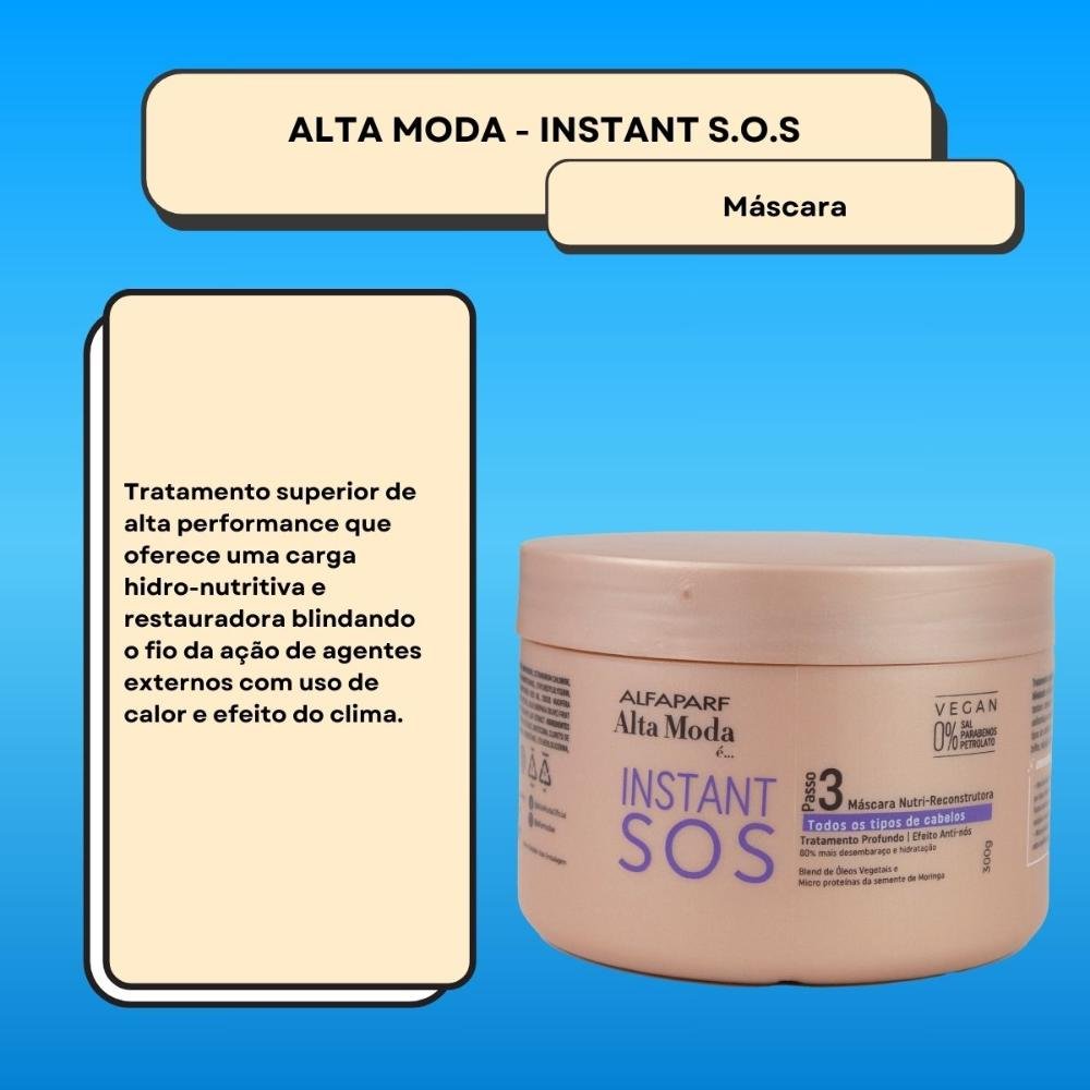 Alfaparf Alta Moda SOS Máscara Nutri-Reconstrutora 300g 300g 2