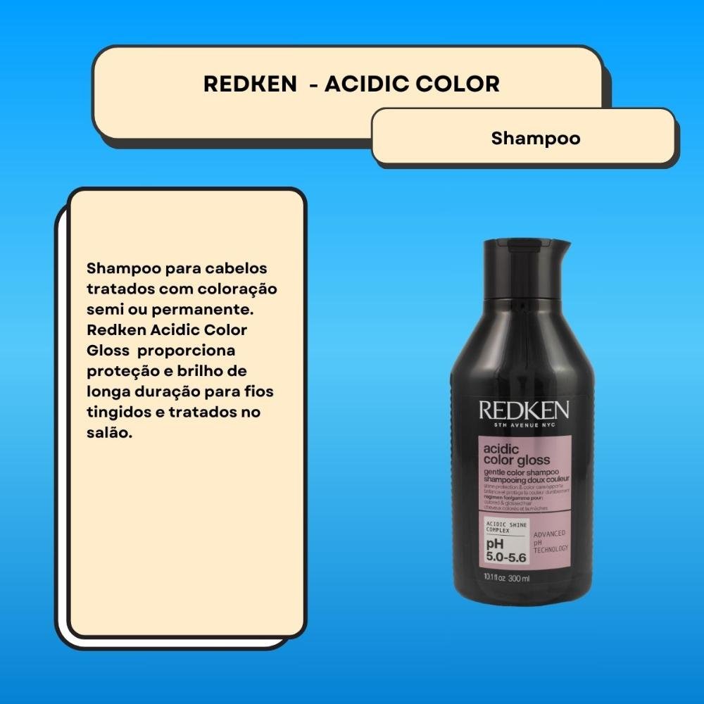 Redken Acidic Color Gloss Shampoo 300ml 300ml 2