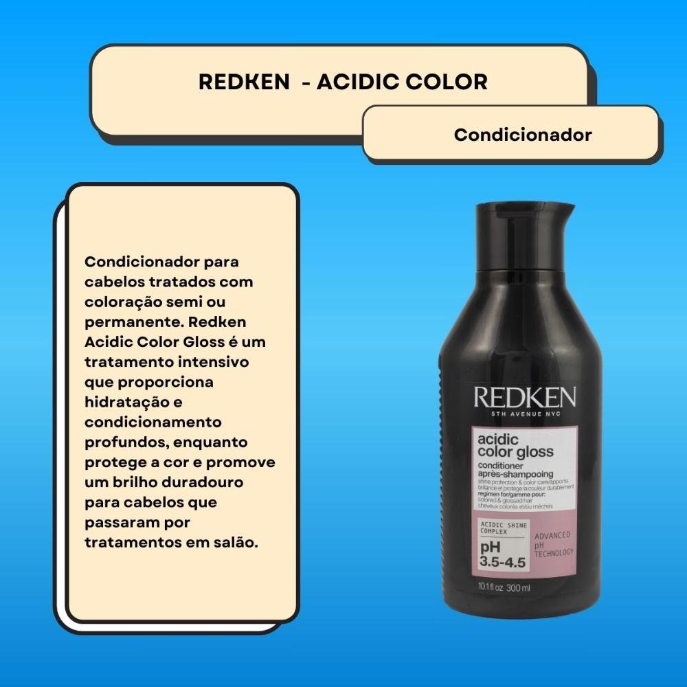 Redken Acidic Color Gloss Condicionador 300ml 300ml 2