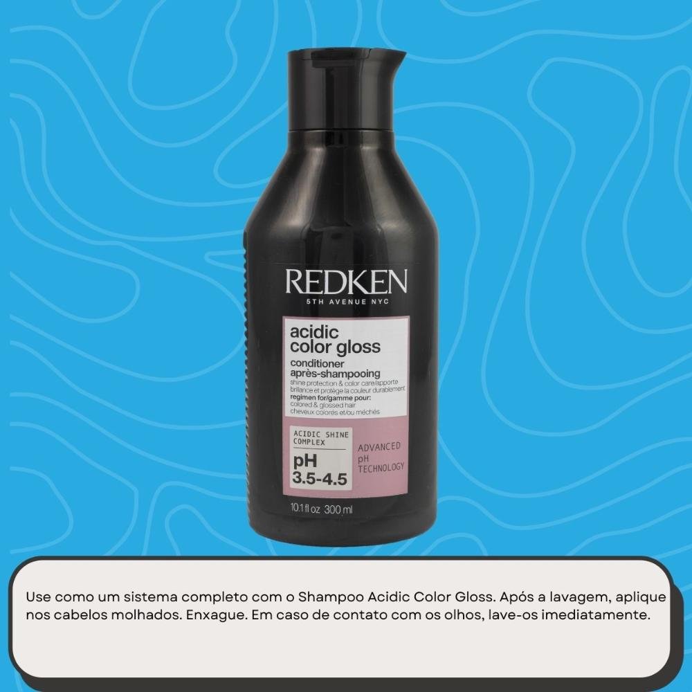 Redken Acidic Color Gloss Condicionador 300ml 300ml 5