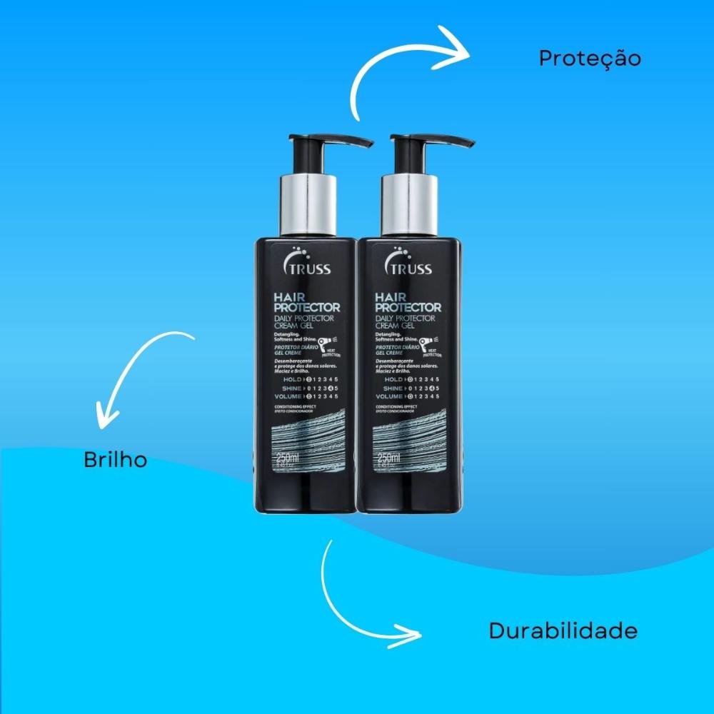 Truss Daily Hair Protector Kit 2 Leave-in 250ml ÚNICO 4